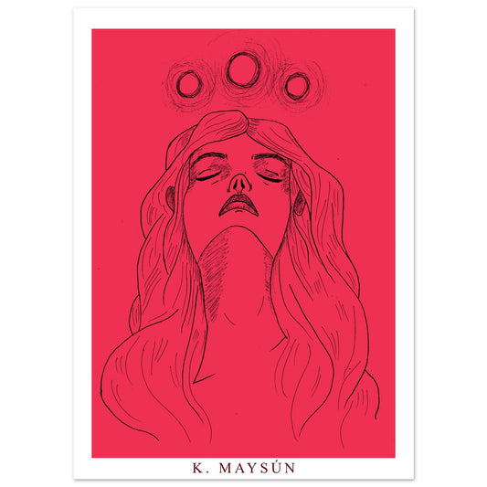 Woman - Exclusive design by K. Maysun for No Excuse for Abuse CIC Premium Matte Paper Poster