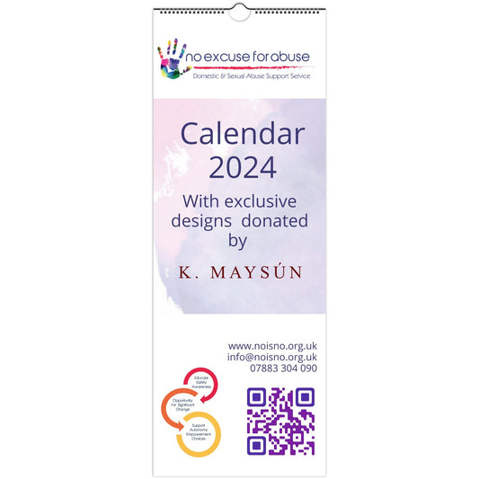 2024 Calendar - No Excuse for Abuse CIC Wall calendars